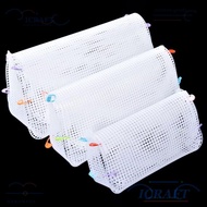 CRAFTML Bag Mesh Grid Set, White Plastic Knitting Plastic Mesh Kit, Handmade Mesh Plastic Canvas