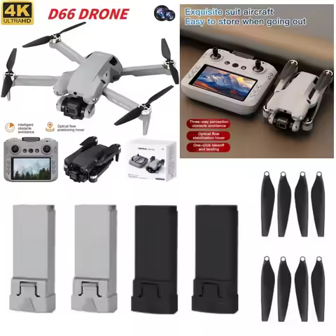 D66 Drone Blades 3.7V 1000MAH Battery For D66 Screen Drone Battery Blades D66 Dron Battery Parts D66