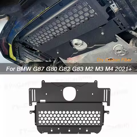 Real Dry Carbon Fiber Engine lower guard fo G80 G82 G83 M3 M4 M2 G87 2021+ Skit Plate Interior Engin