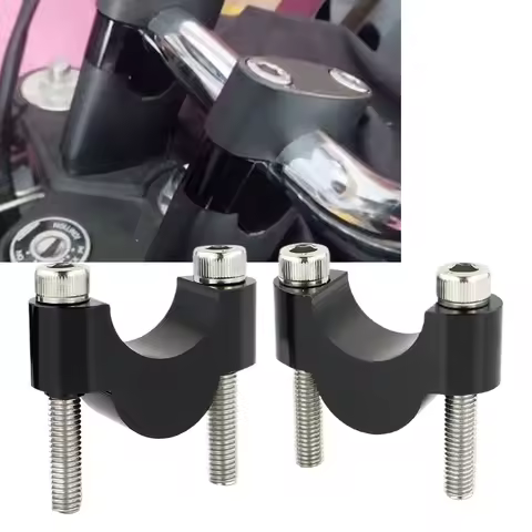 22mm 7/8" Handlebar Risers CNC Billet For Honda CB500F CB650F CB600F Hornet 599 CB900F Hornet 900 CB