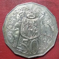 koin asing 50 cents Australia 1980 TP 3248