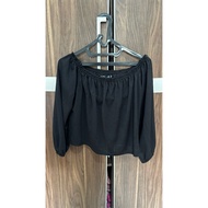 Bershka Sabrina Top Black