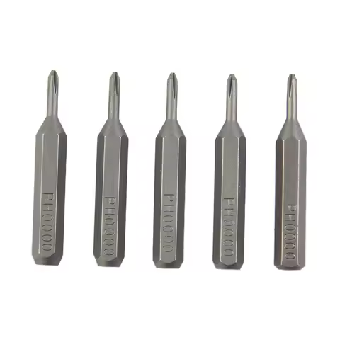 5Pcs Cross Screwdriver Bit H4x28mm Hex Shank For Electric Screwdriver Rechargeable Hand Tools PH0000