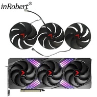 aR​TX4070Ti RTX4080 RTX4090 Video Card Fan For PNY GeForce RTX 4070 Ti 4080 4090 XLR8 Graphics Card 