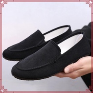 .❤🎁Ready Stock🎁 kasut karipap lelaki kasut lofer lelaki kasut loafer lelaki Summer Breathable Canvas