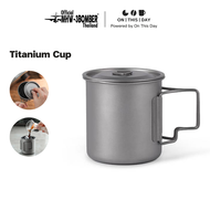 MHW-3BOMBER Titanium Cup แก้วไทเทเนียม แก้วแคมป์ปิ้ง ขนาด 400 ml