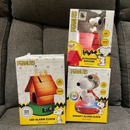 美國 🇺🇸 Snoopy Diffuser and Light Alarm Clock 史努比 加濕器香薰劑 燈飾鬧鐘 稀有