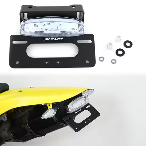 Fit For Suzuki DRZ400 DRZ400E DRZ400S DR-Z400S DRZ400SM 2005-2024 License Plate Holder Bracket Rear 