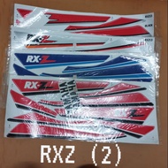 YAMAHA RXZ (2) BODY STICKER - DECAL MOTORCYCLE RXZ