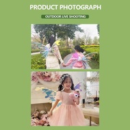 lf Wings Costume Accessory Costume Angel Wings Girl Performance Props For Kids Happy Birthday Party