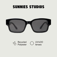 Sunnies Studios Cal (Rectangle Sunglasses Shades for Men and Women)