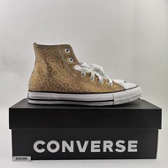 Sepatu Converse CTAS Leopard Glitter Women's Sneakers - Saturn Gold