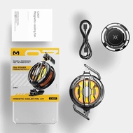 MEMO CX07 Bộ Làm Mát Điện Thoại Từ Tính 2 Trong 1 Có Kẹp Lưng Quạt Làm Mát Trò Chơi Máy Tính Bảng Đa