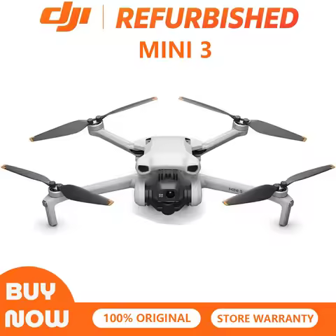 Refurbished Used DJI Mini 3 Drone 3-Axis Mechanical Gimbal 4K HDR Video up to 32800ft Video Transmis