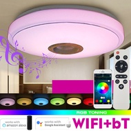 Smuxi RGB LED Ceiling Light Bluetooth Speaker 36W 32 cm - BR1530