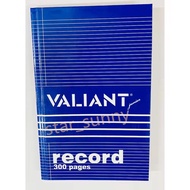 ℗Valiant Record Book 300 Pages