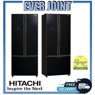 Hitachi R-WB560P9MS 3 Door French bottom freezer Fridge +Free Disposal