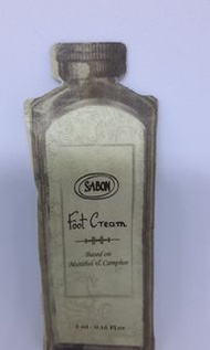 sabon foot cream