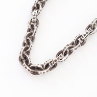 【二手，A級】Chrome Hearts 紙鍊項鍊，925純銀，男士項鍊