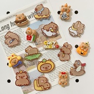 【Shipment within 24 hours‌】 Cute Capybara Fridge Magnet Sticky Notes Memo Holder Magnetic Whiteboard