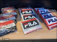 FILA mini wallet /Classic logo zipper -white wallet 斐樂經典logo拉鏈錢包夾    白3款