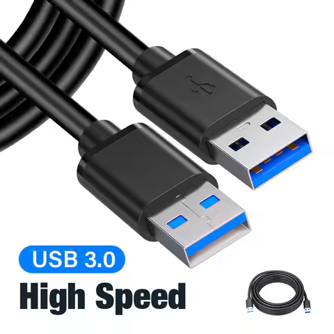 1m 2m 3m 5m USB to USB Extension Cable Type A Male to Male USB 3.0 Extender for Radiator Hard Disk T