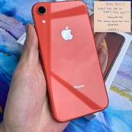 iPhone XR Coral 256 GB imei resmi terdaftar kmenperin, sinyal aktif all operator. Garansi imei perma