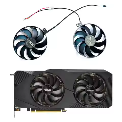 For ASUS DUAL-RTX 2080S 2080 2070S 2070 2060S EVO Graphics Card Cooling Fan 90MM T129215SU DUAL RTX 