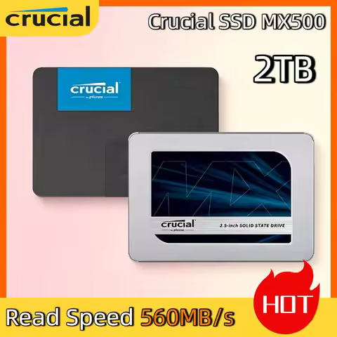 Crucial MX500 SSD 500GB 1TB 2TB 3D NAND SATA 2.5 inch High Speed Internal Solid State Drive for Lapt