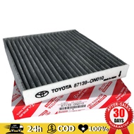 (คูปองส่งฟรี 40 บาท)ไส้กรองอากาศ โตโยต้า Toyota กรองแอร์ สำหรับ แผ่นกรองแอร์ คาร์บอน ในห้องโดยสารในรถยนต์ สำหรับ Altis อัลติส VIOS วีออส YARIS ยาริส Sienta REVO VIGO INNOVA FORTUNER COMMUTER CAMRY TOYOTA AC