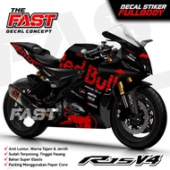 Decal R15 V4 Sticker striping Fullbody Redbull TERBARU Decal Yamaha R15 V4 Full Dashboard, Sticker D