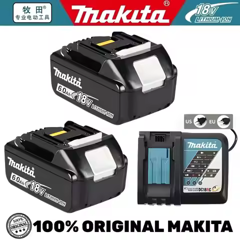 Hot Sale Makita 18V 5.0Ah Battery BL1850B BL1860B DC18RC Charger High Capacity Rechargeable For DHR2