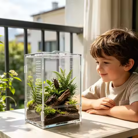 Tarantula Enclosure Acrylic Tarantula Habitat Praying Mantis Enclosure For Keepers Breeders Pet Pare