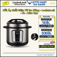 Multifunctional Electronic Pressure Cooker - Genuine Lock&Lock - 6L - Silver EJP666SLV