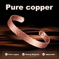 Magnetic Copper Bracelets & Bangles Adjustable Cuff Bracelets Charms Health Energy Bracelet for Men 