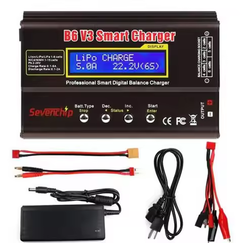 iMAX B6 V3 80W 6A Battery Charger LiHv Lipo NiMh Li-ion Ni-Cd Digital RC Charger Lipro Balance Charg