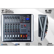 Power Mixer Black Spider 6 Bs Ml -603