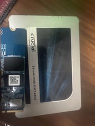 Crucial 2.5吋 500GB SSD 固態硬碟 和MSI 250GB m.2 SSD