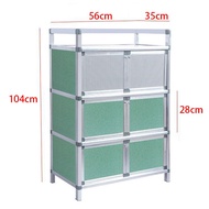 CANAAN ต้องมีการประกอบ ตู้อเนกประสงค์ 2 ชั้น ส่งสินค้าจากไทย การรับประกันหนึ่งเดือน ตู้กับข้าว ตู้คร