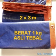TENDA A8 THICK KOREAN TARPAULIN SIZE 2x3 METERS ORANGEbiru - TENT TARPAULIN