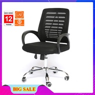 Ghế xoay văn phòng C19 lưng lưới 2 lớp siêu chắc khỏe ghế ngồi máy tính đa tiện ích mesh chair BH 12