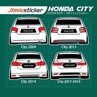 Sticker Kereta Honda City, Sticker Honda, Vinyl Cutting, Car Sticker.