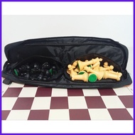 ❋ ✙ CHESS BAG/ costumized chess bag for bigger pieces note: bag only