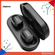 Skym* AWEI T13 Waterproof Wireless Bluetooth-compatible In-Ear Earphone Headphone with Charge Box