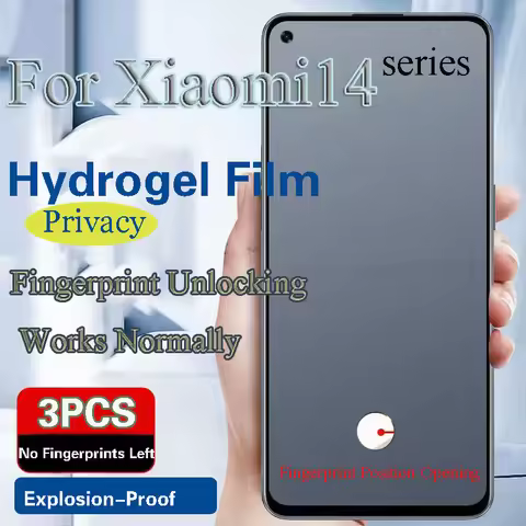XiaoMi14Ultra Privacy Screen Protector For Xiaomi 14T Pro Hydrogel Film Xiaomi 14Ultra Anti-Peeping