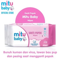 Tissue ORIGINAL MITU BABY Wipes Multi-Purpose Wet Wipes 50 Sheets Non-Alcoholic BABY Diaper Changing