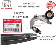 【ACM】H/D ACCORD 2.0 T2A /CRV 2.0 TOA FAN BELT + FAN BELT TENSIONER 31170-51B-H01 /6PK2074 31110-R7S-
