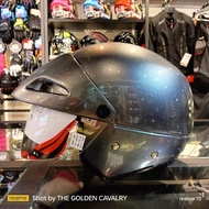 ARC AF6 SEMI JET SILVER GREY HELMET