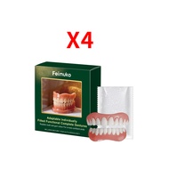 cod False Teeth Silicone Upper Lower Veneers Denture Sets Natural Beautiful Look Functional Complete