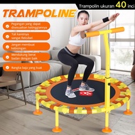 HTD Sport Trampoline Dewasa Alat Olahraga Fitness aman dan tahan lama ukuran besar
